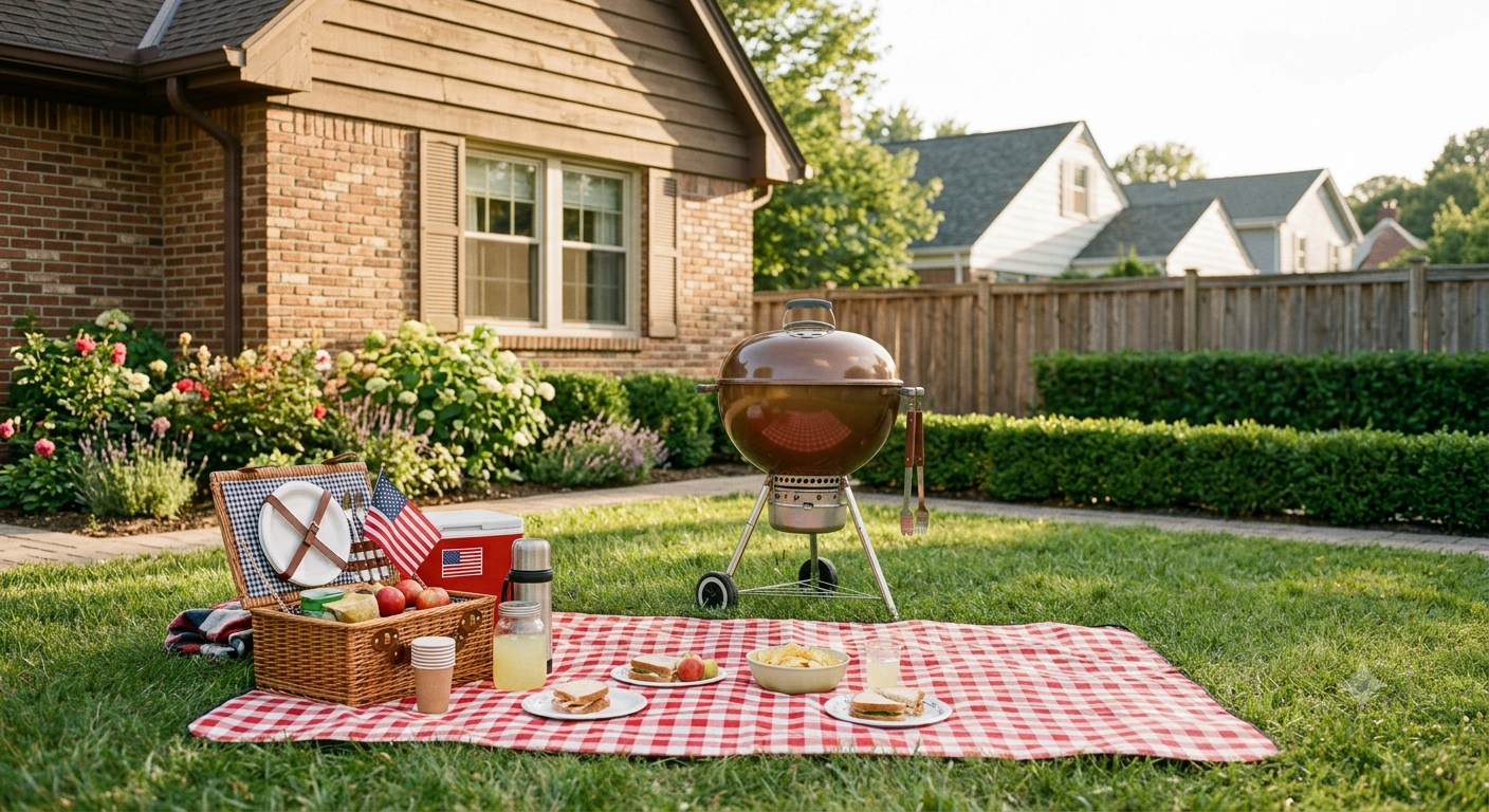 Summer barbecue gathering