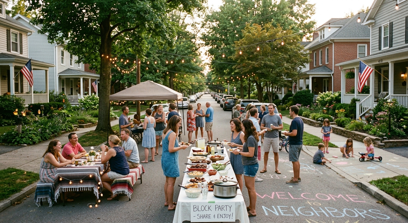 Community lawn event